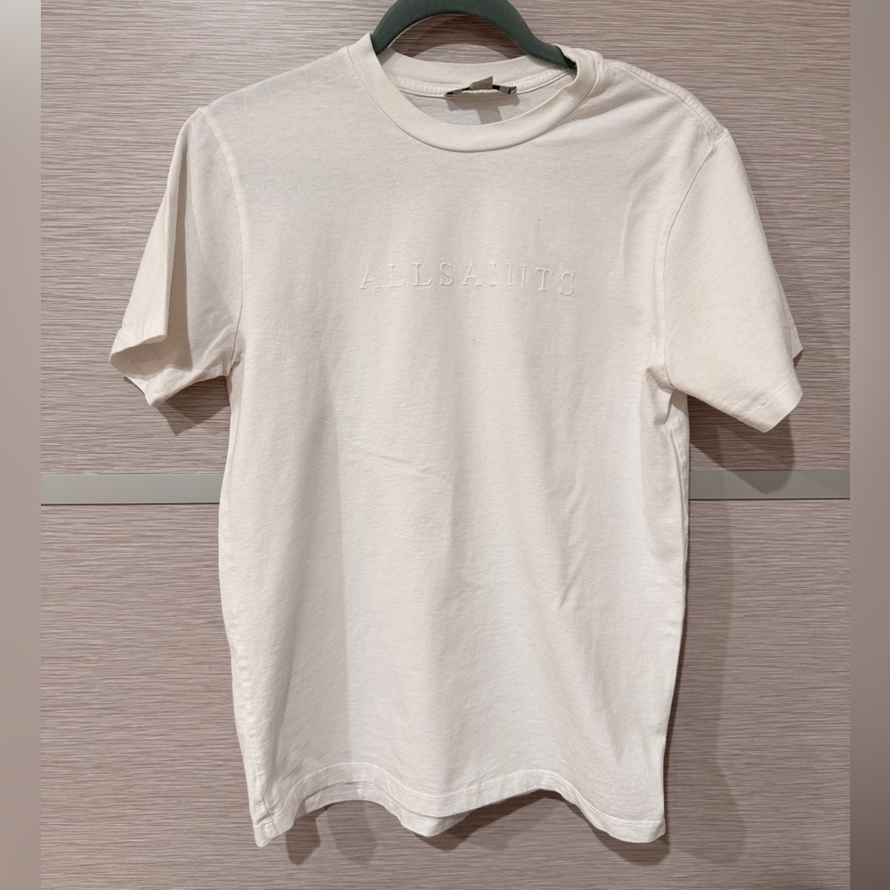 ALLSAINTS White 100% Cotton T shirt in XS